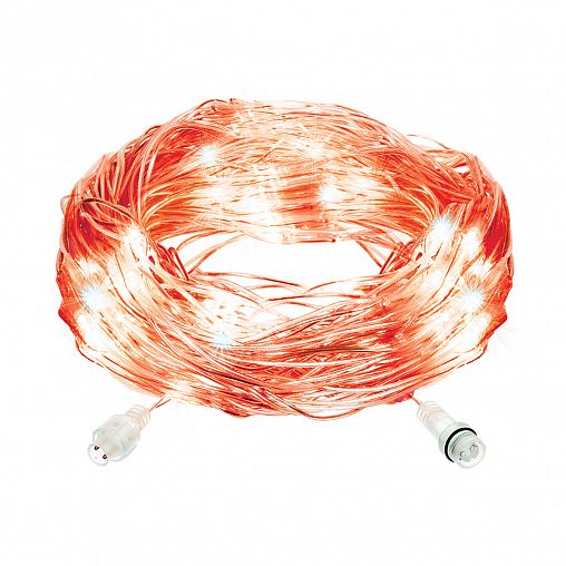 Электрогирлянда-конструктор Vegas Сеть, 144 LED ламп, 1,2 x 1,5 м, красная фото