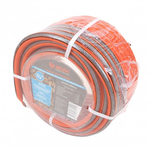 Набор для полива Жук, шланг Классик 3/4", 25 м, фитинги, пистолет Эрго фото