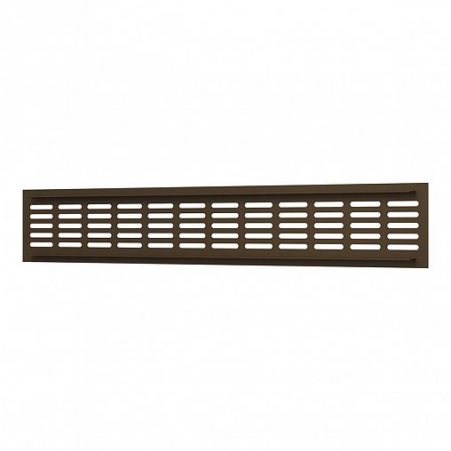 Переточная вентиляционная решетка Era 4808DP Al Dark bronze., алюминий, 480 x 80 мм фото
