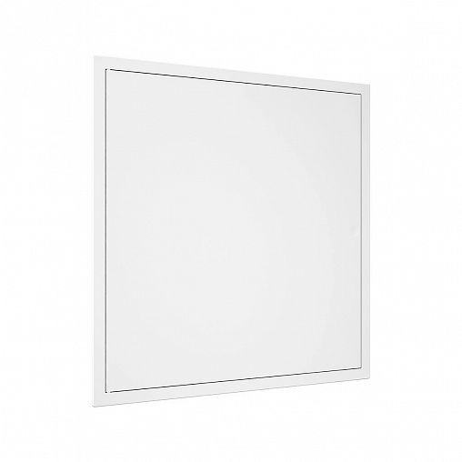 Люк-дверца ревизионная Evecs L4040N, ABS-пластик, нажимная, с фланцем 400 x 400 мм, 427 x 427 мм фото