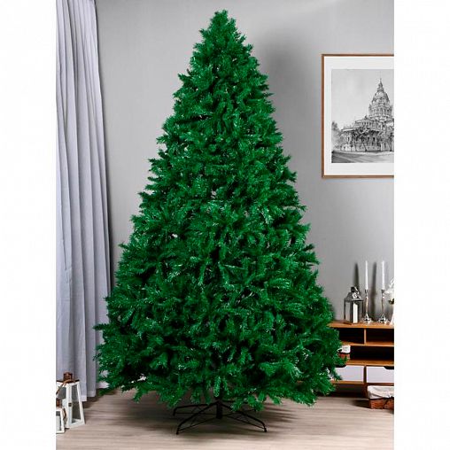 Ель искусственная Зимнее волшебство Сибирская, 270 см, зеленая фото