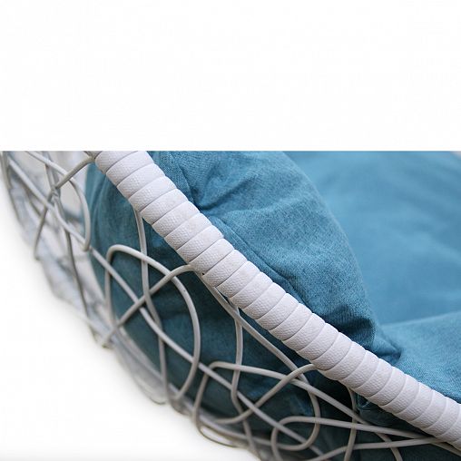 Кресло подвесное Garden story Сфера, 108 х 120 x 197 см, каркас белый фото