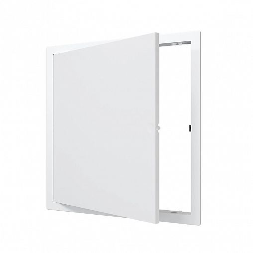 Люк-дверца ревизионная Evecs L3030N, ABS-пластик, нажимная, с фланцем 300 x 300 мм, 327 x 327 мм фото