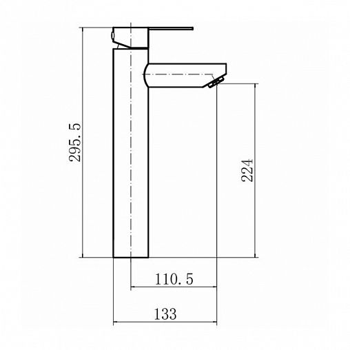 Смеситель для раковины с коротким изливом Fashun A51201-8, белый фото