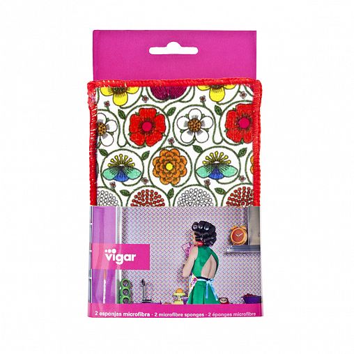 Губки для мытья посуды Vigar Frida, 2 шт фото