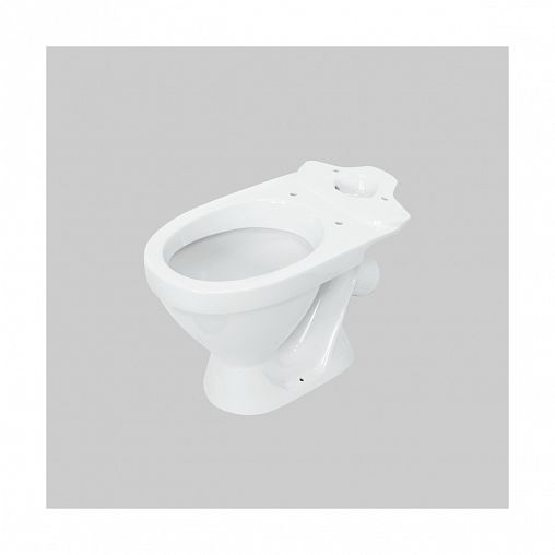 Унитаз напольный ободковый Sanita Виктория Стандарт, 62,3 x 34 x 79 см, белый фото