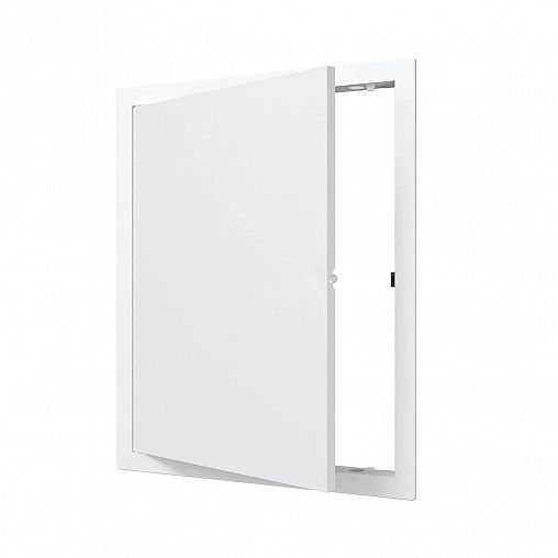 Люк-дверца ревизионная Evecs L2530N, ABS-пластик, нажимная, с фланцем 250 x 300 мм, 275 x 325 мм фото