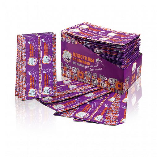 Пластины от комаров Help, без запаха, 10 шт фото