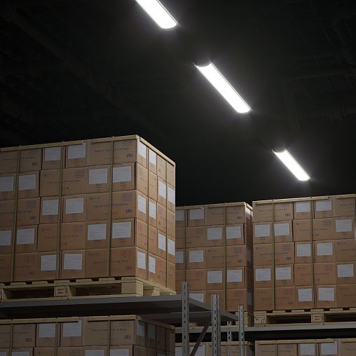 Светильник светодиодный линейный Gauss WLF-4, 36 Вт, 4000 К, IP20, 1185 мм, сталь фото