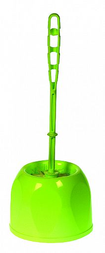 Ершик для унитаза York Миди, с подставкой, микс фото