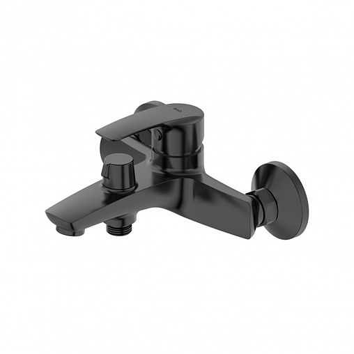 Смеситель для ванны IDDIS Ray, черный матовый фото