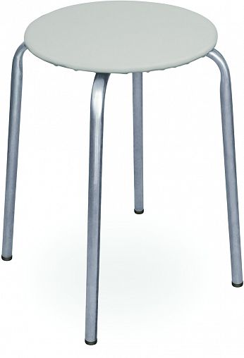 Табурет Nika Эконом 2, 32 см, серый фото