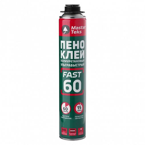Клей-пена профессиональная универсальная MasterTeks, ультрабыстрая, 815 г фото