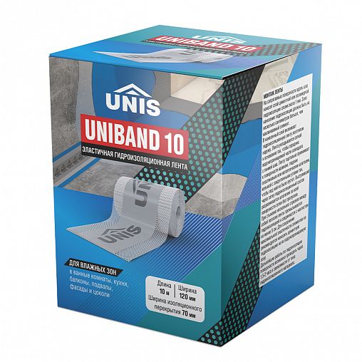 Гидроизоляционная лента Unis Uniband 10, 10 м фото
