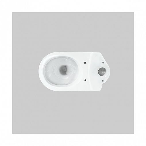 Унитаз напольный ободковый Sanita Luxe Art Comfort, 63,5 x 37 x 77 см, белый фото