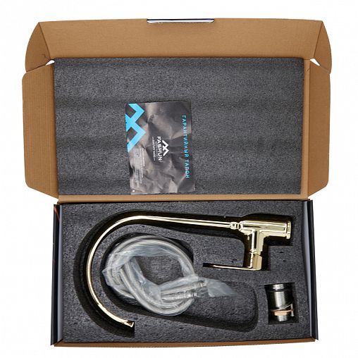 Смеситель для кухни Fashun A4085-35, золото фото