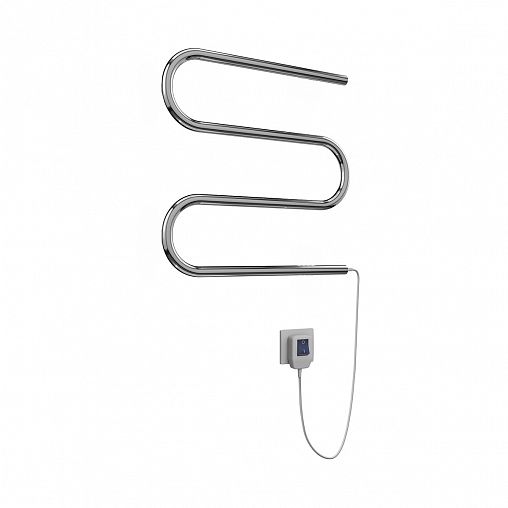 Полотенцесушитель электрический Terminus Электро 25, М-образный, 50 Вт, 400 x 500 мм, хром фото