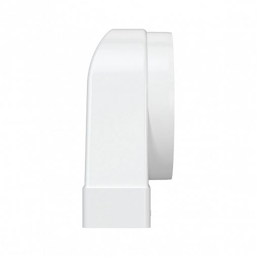 Соединитель плоского воздуховода с круглым Era, пластик, 204 x 60/d 100 мм фото