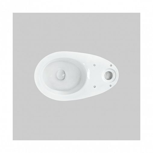 Унитаз напольный ободковый Sanita Эталон Стандарт, 61,5 x 36 x 79 см, белый фото