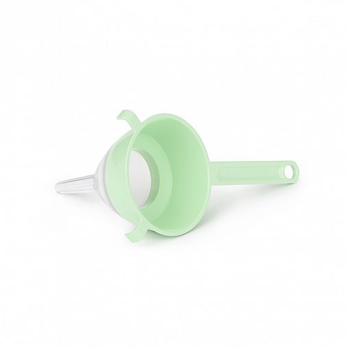 Сито-дуршлаг с воронкой Альтернатива, d 9 cм, светло-зеленое фото