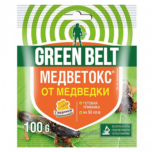 Средство от медведки и садовых муравьев Green Belt Медветокс, 100 г фото Средство от медведки и садовых муравьев Green Belt Медветокс, 100 г фото
