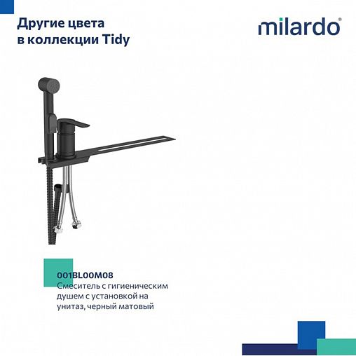 Гигиенический душ со смесителем Milardo Tidy, хром фото