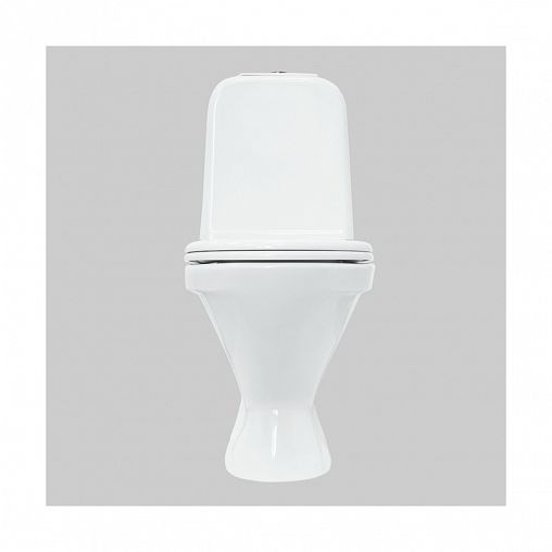 Унитаз напольный ободковый Sanita Самарский Стандарт, 65,3 x 35 x 81 см, белый фото