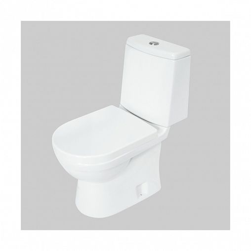 Унитаз напольный ободковый Sanita Luxe Next Comfort, 65 x 34,5 x 77 см, белый фото