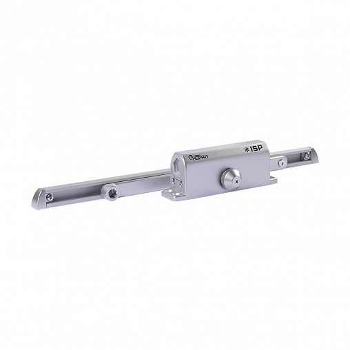 Доводчик дверной Нора-М 440 Isparus Slider, для дверей 70 - 130 кг, со скользящей тягой, серебро фото