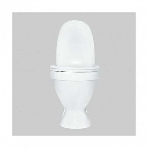 Унитаз напольный ободковый Sanita Виктория Стандарт, 62,3 x 34 x 79 см, белый фото