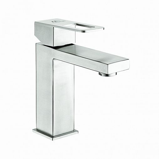 Смеситель для раковины с коротким изливом Fashun A51117, сатин фото