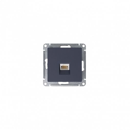 Розетка компьютерная RJ45 Systeme (Schneider) Electric Atlasdesign, встраиваемая, грифель фото