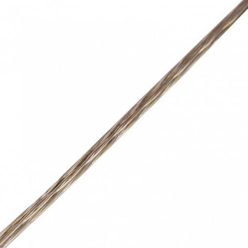 Трос стальной в ПВХ оплетке Rexant, D 2,5 мм, 20 м, прозрачный фото