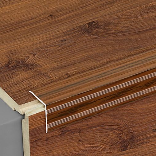 Порог угловой Лука ПУ-05, 1350 x 20 x 20 мм, золото люкс фото