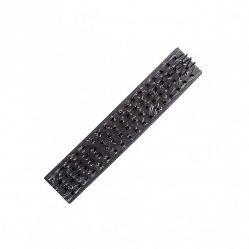 Щетка по металлу Beorol, 4-рядная, пластиковая ручка фото