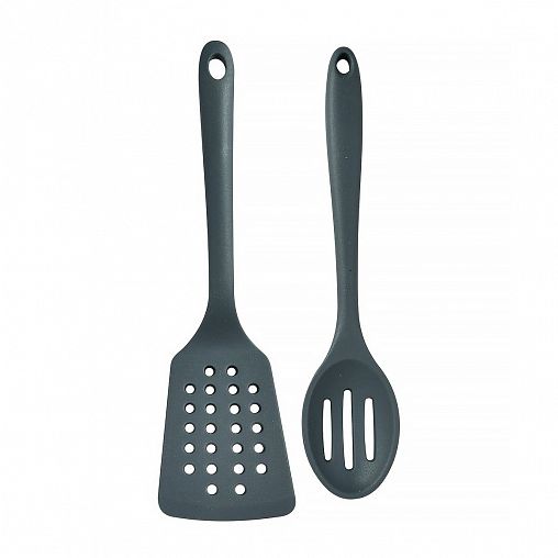Набор кухонный Мультидом Дуэт, лопатка и шумовка, 21 см фото