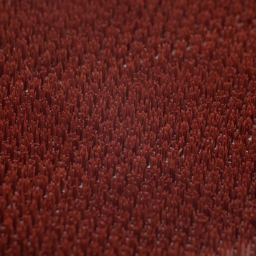 Коврик придверный SunStep Травка, 42 x 56 см, коричневый фото