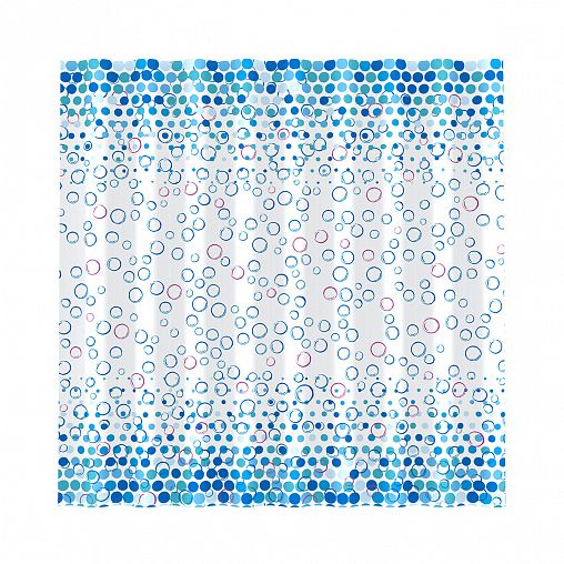 Штора для ванной Рыжий кот SC-PE-43, полиэстер, 180 x 180 см фото