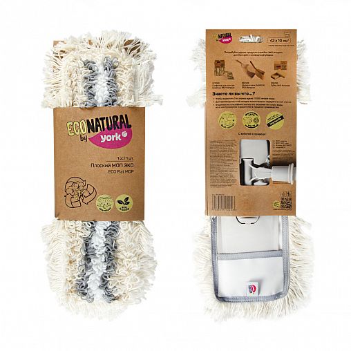 Швабра для пола York Eco Natural Моп, плоская фото