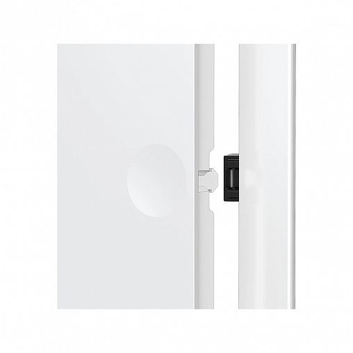 Люк-дверца ревизионная Evecs L1515N, ABS-пластик, нажимная, с фланцем 150 x 150 мм, 172 x 172 мм фото