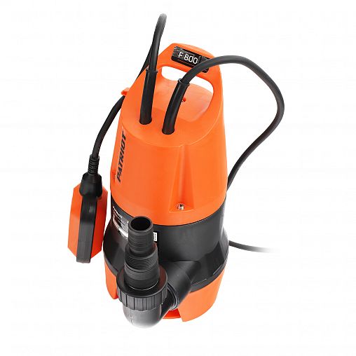 Насос дренажный для грязной воды Patriot F 800, 810 Вт, 13000 л/ч фото