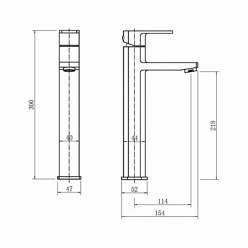Смеситель для раковины с коротким изливом Fashun A51220-21, бронза фото