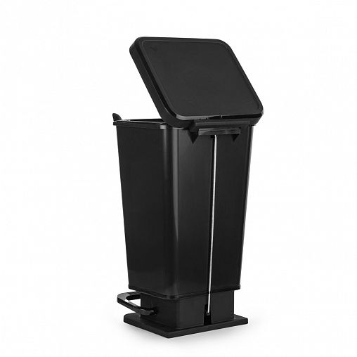 Контейнер для мусора с педалью Альтернатива, 30 л, черный фото