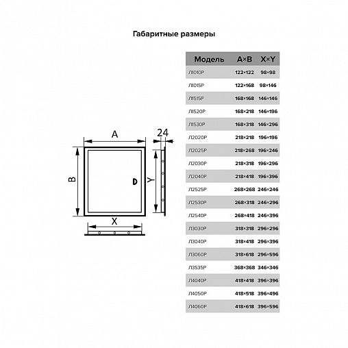 Люк-дверца ревизионная Evecs Л1515Р, ABS-пластик, с ручкой, с фланцем 146 x 146 мм, 168 x 168 мм фото Люк-дверца ревизионная Evecs Л1515Р, ABS-пластик, с ручкой, с фланцем 146 x 146 мм, 168 x 168 мм фото