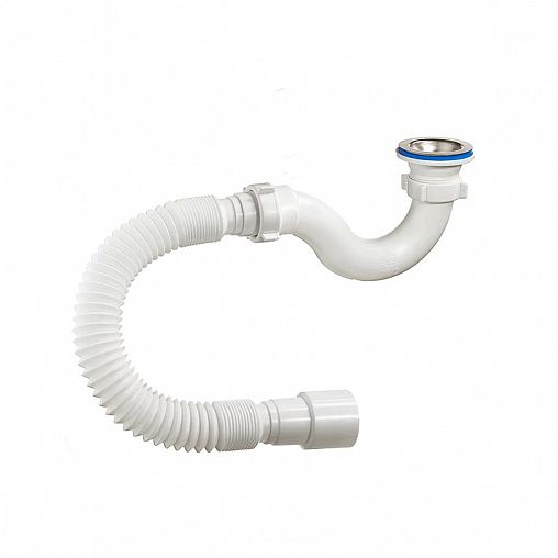 Сифон для душевого поддона Orio, 1 1/2" x 40 мм, с гофротрубой фото