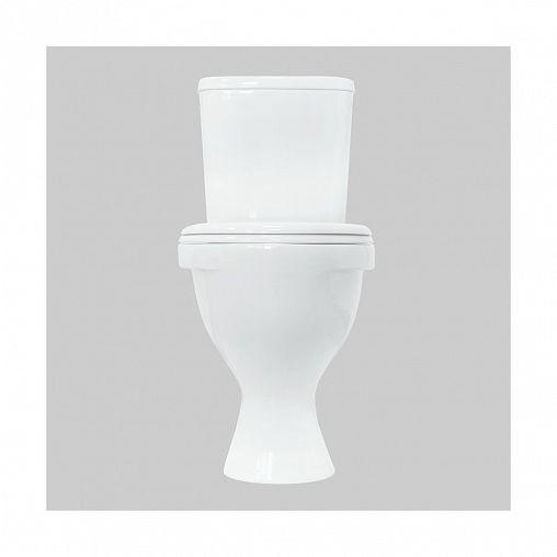 Унитаз напольный ободковый Sanita Формат Комфорт, 61,5 x 36 x 75,8 см, белый фото