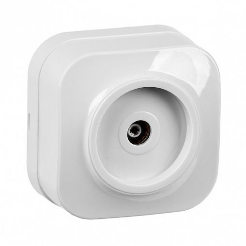 Розетка телевизионная накладная IEK Glory РТВ20-ХБ, 5 - 862 МГц, белая фото