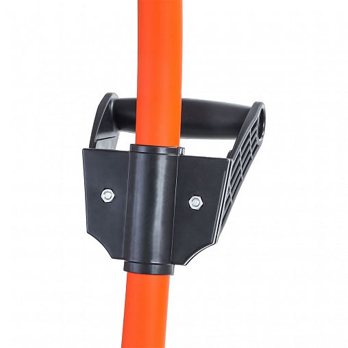 Лопата для уборки снега Cycle Ратник Standart, с металлическим черенком в ПВХ оплетке, 680 x 380 мм фото