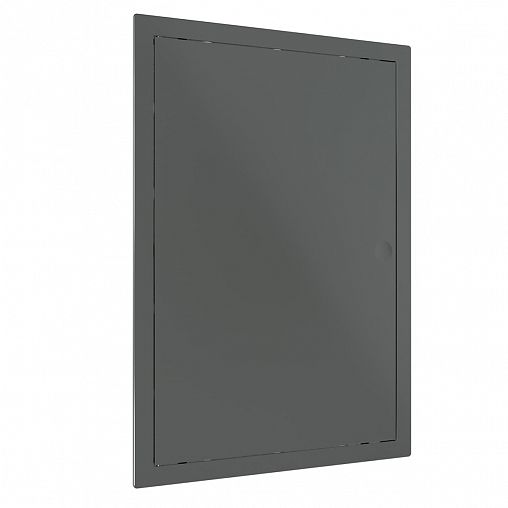 Люк-дверца ревизионная Evecs L2030N gray, нажимная, с фланцем 200 x 300 мм, 223 x 323 мм фото