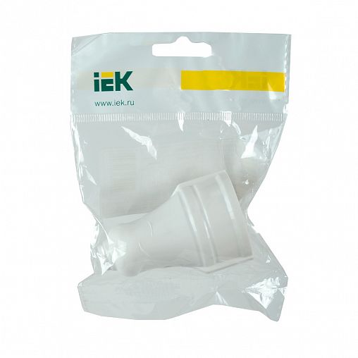 Розетка разборная прямая IEK, с заземлением, 16 А, 220 В, IP20, белая фото Розетка разборная прямая IEK, с заземлением, 16 А, 220 В, IP20, белая фото